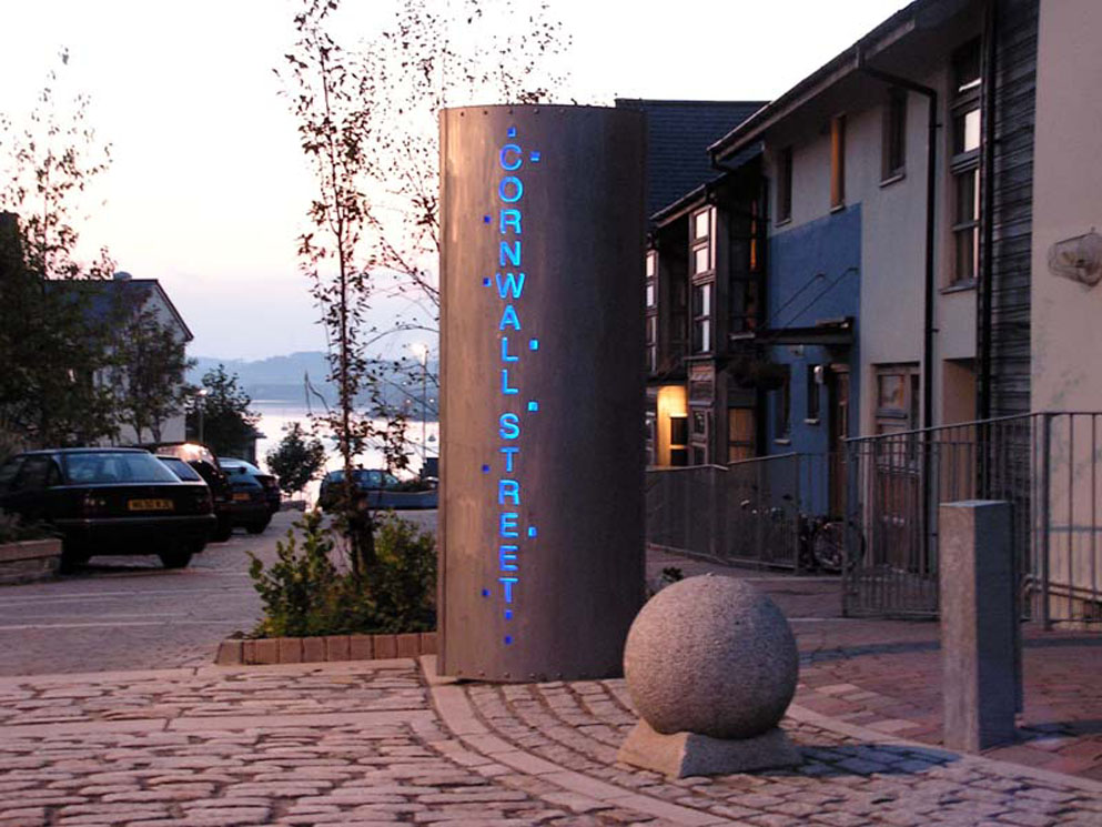 Cornwall Street illuminated sign