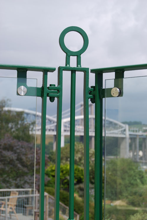 Arts and Crafts balcony railings -detail 