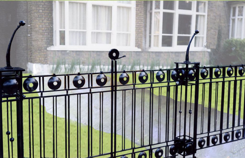 London house Railings - detail